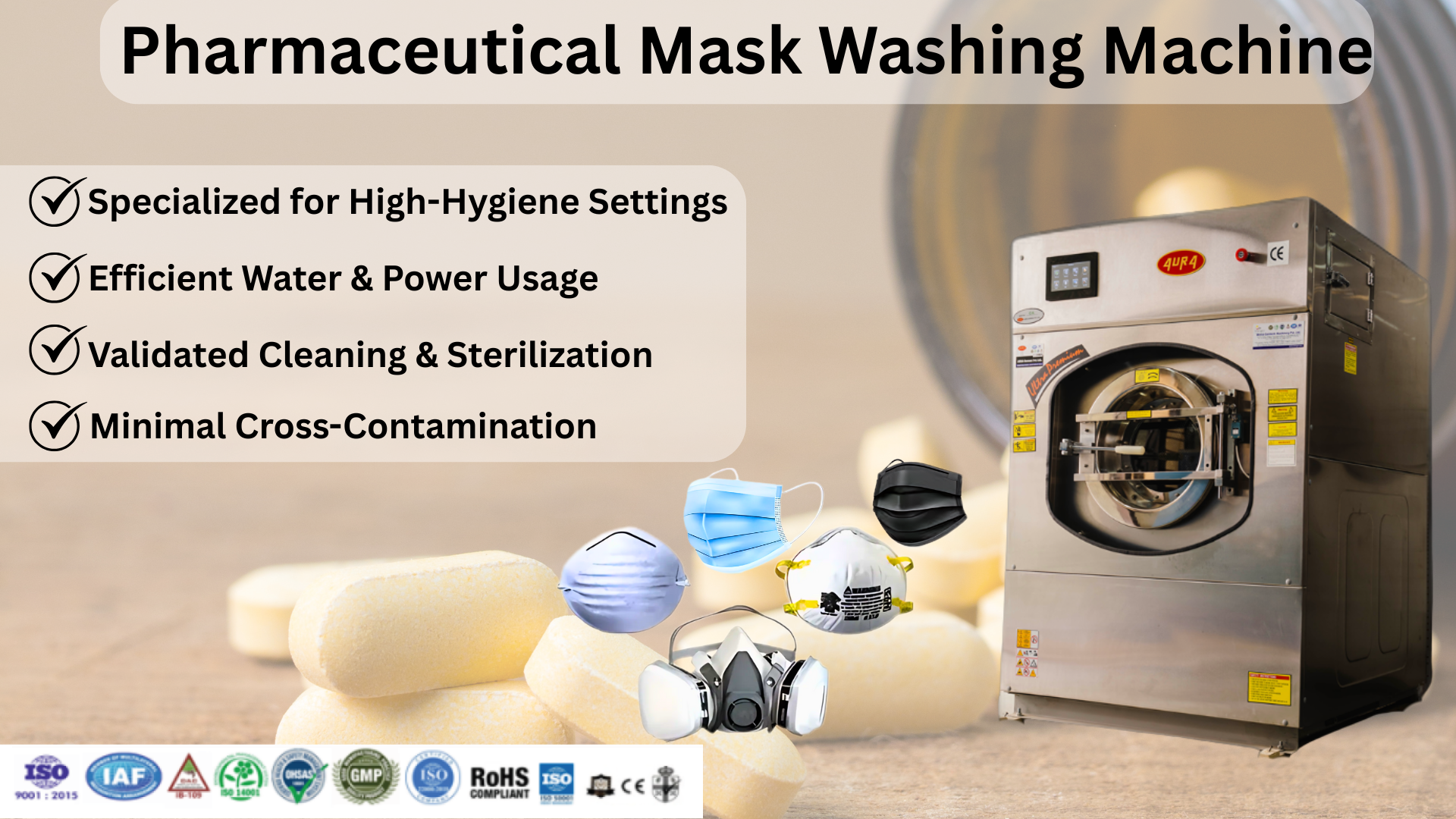 Pharmaceutical Cap Washing Machine